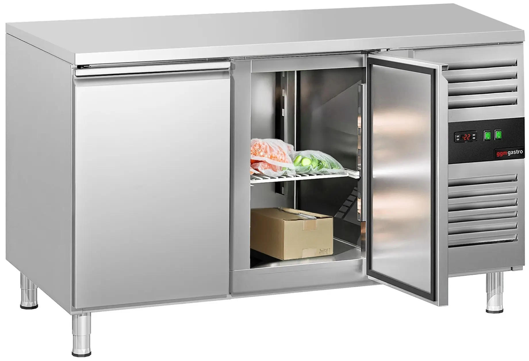 Masa congelatoare GGM Gastro GTS147ND (Inox) - 2