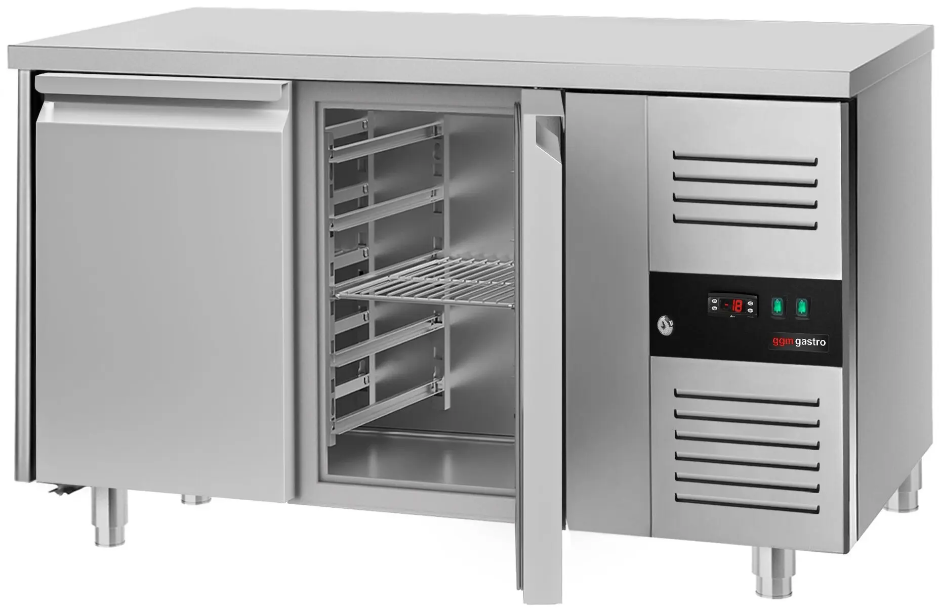 Masa congelatoare GGM Gastro GTS147ND (Inox) - 4