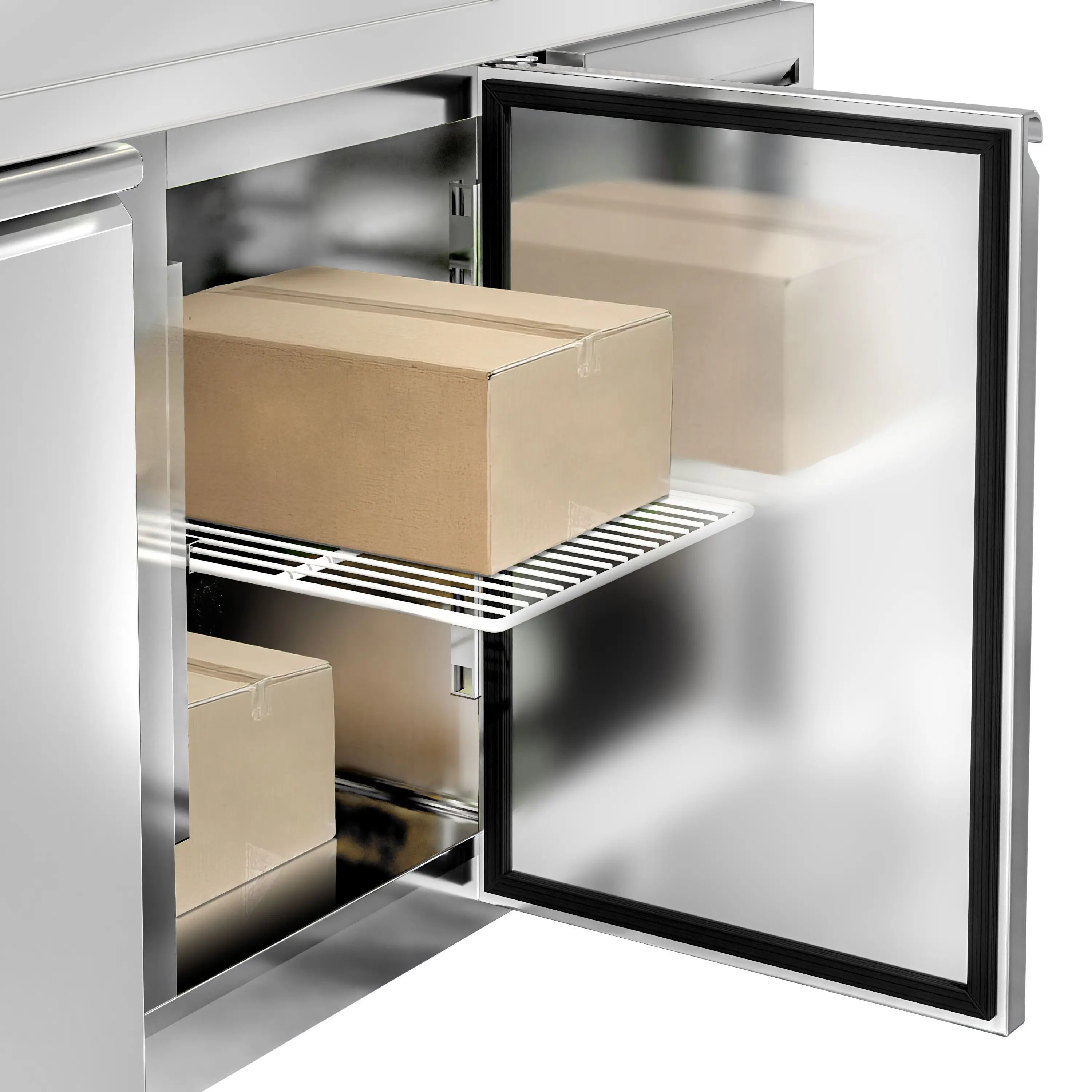Masa congelatoare GGM Gastro GTS147ND (Inox) - 6