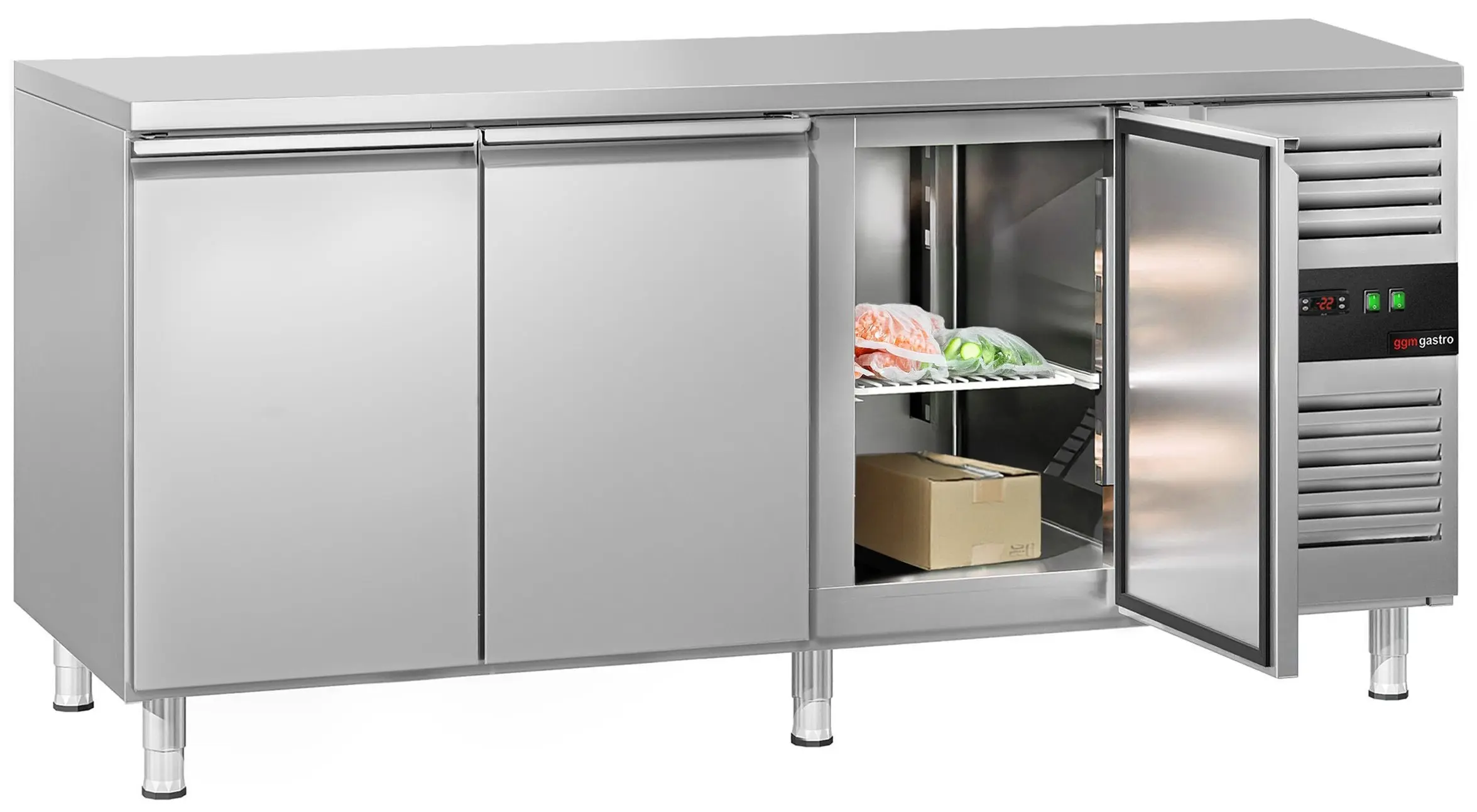 Masa congelatoare GGM Gastro GTS187ND (Inox) - 2
