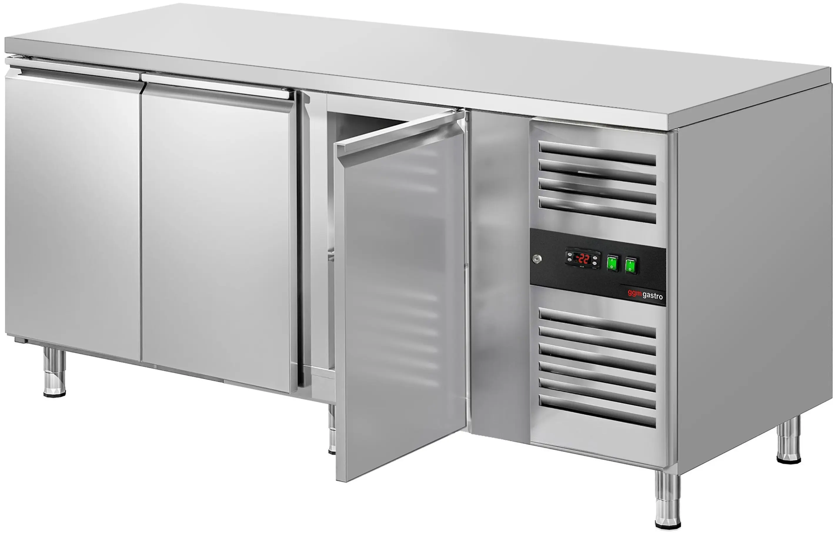 Masa congelatoare GGM Gastro GTS187ND (Inox) - 4