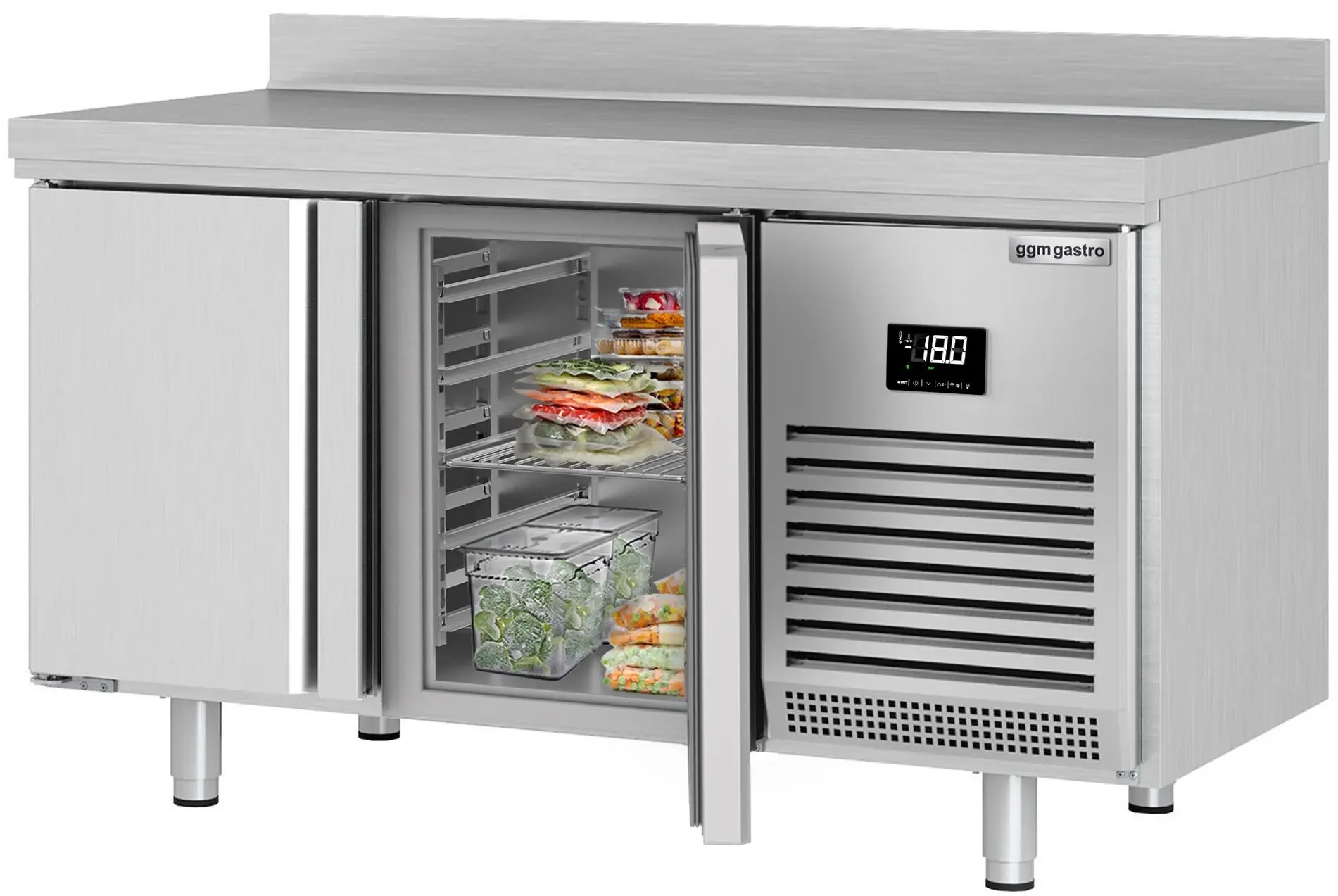 Морозильный стол GGM Gastro TKI157 (Inox) - 2