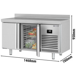 Морозильный стол GGM Gastro TKI157 (Inox) Thumb
