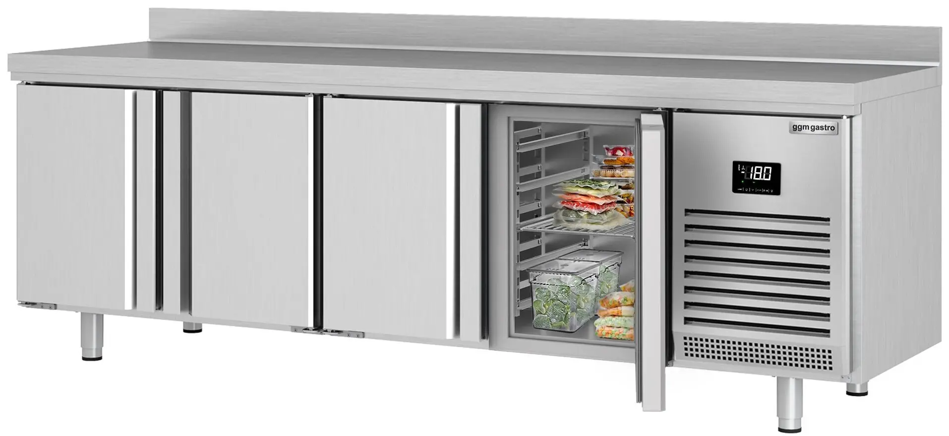 Морозильный стол GGM Gastro TKI257 (Inox) - 2