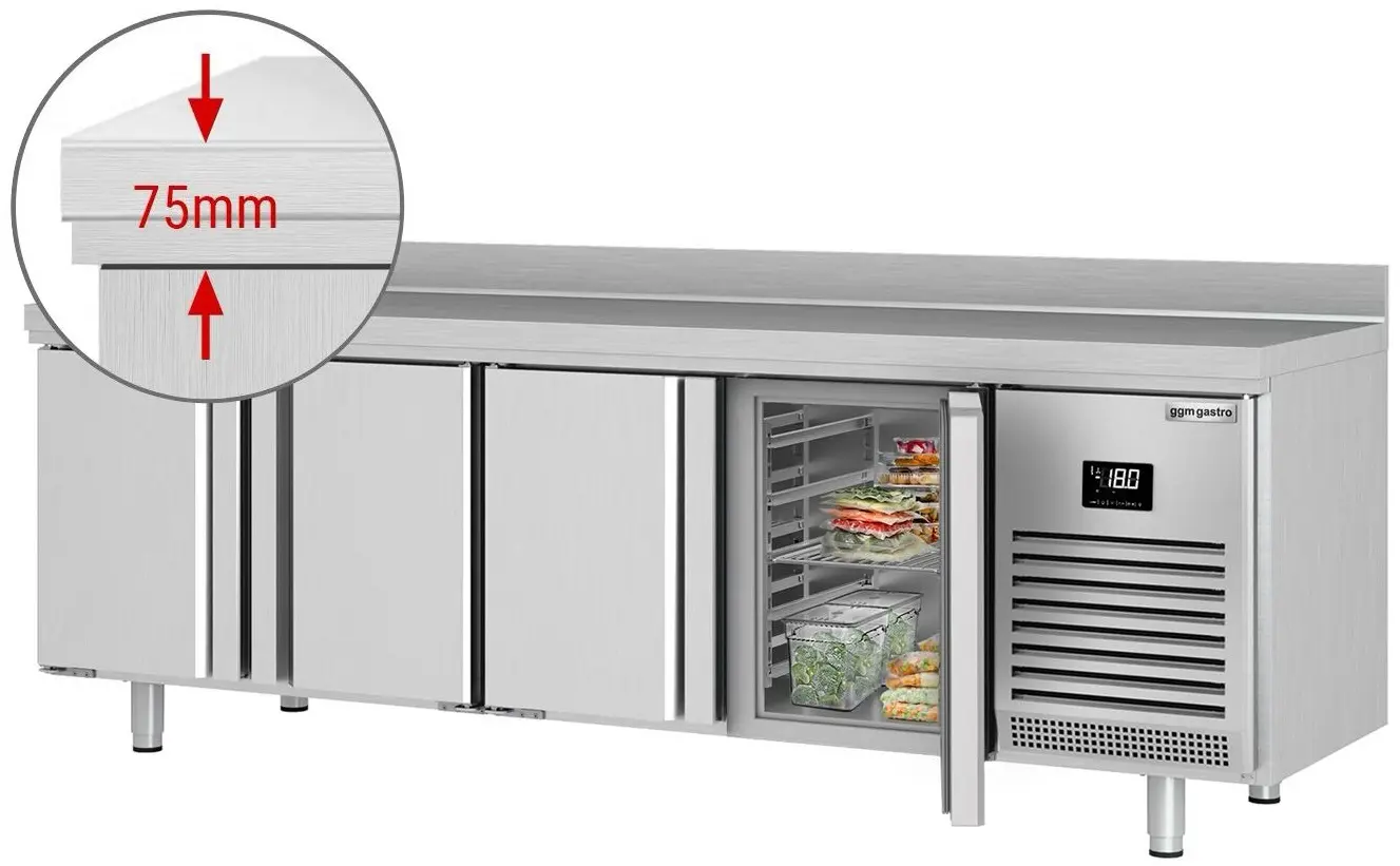 Морозильный стол GGM Gastro TKI257 (Inox) - 3