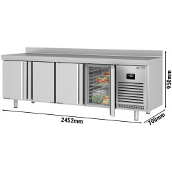Морозильный стол GGM Gastro TKI257 (Inox) Thumb