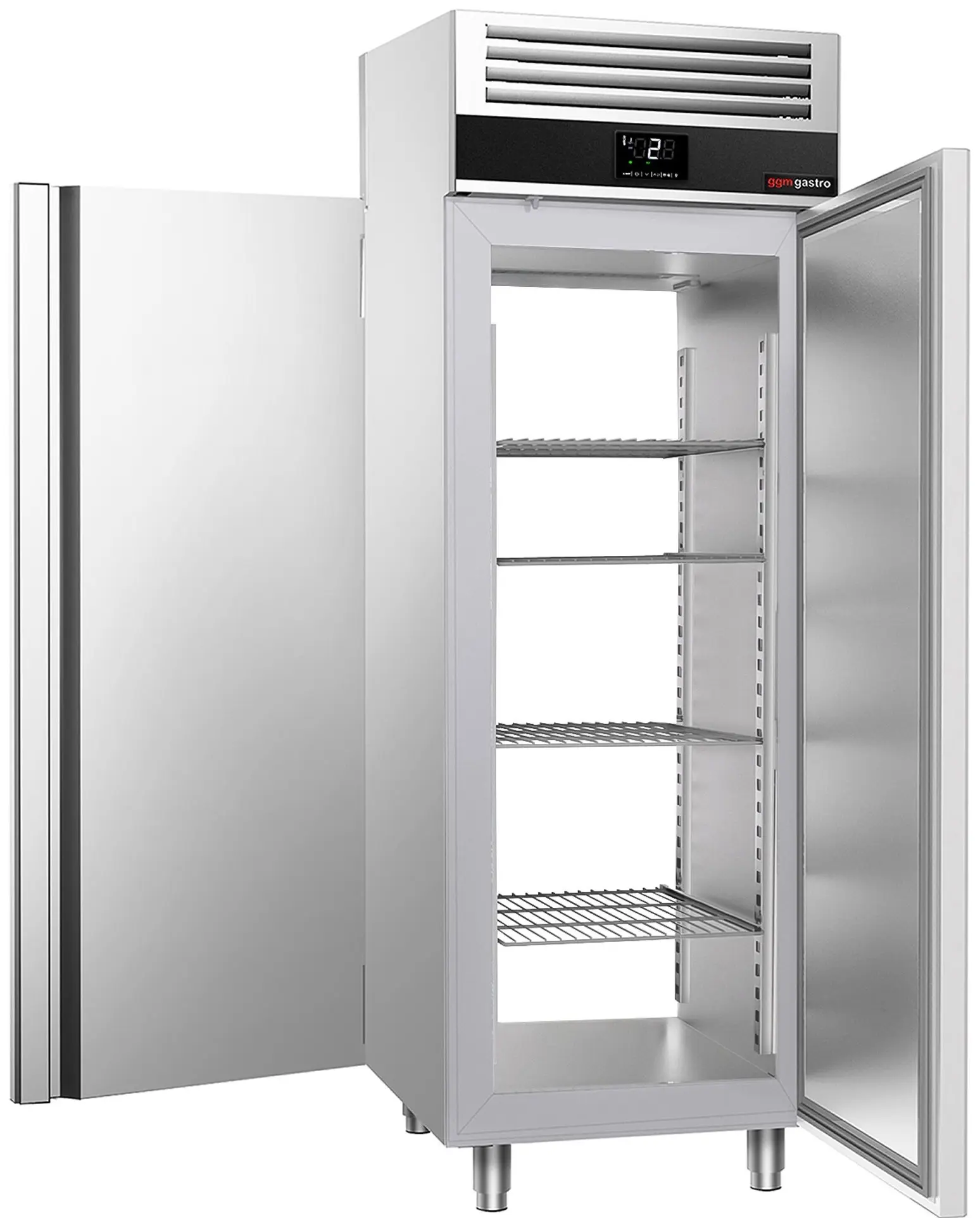 Dulap frigorific cu ușă de trecere GGM Gastro Premium KSF700T2 (Inox) - 2