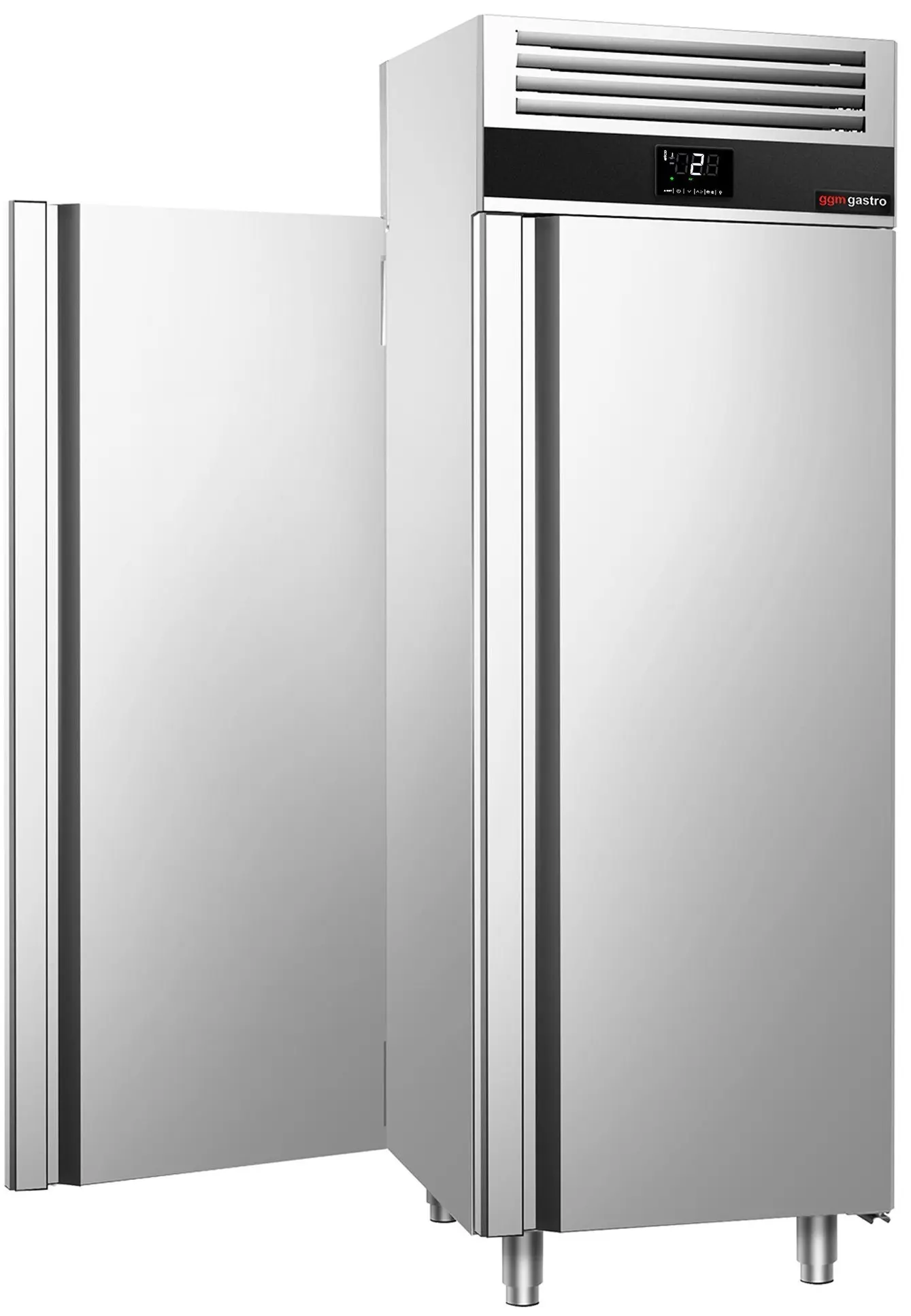 Dulap frigorific cu ușă de trecere GGM Gastro Premium KSF700T2 (Inox) - 4