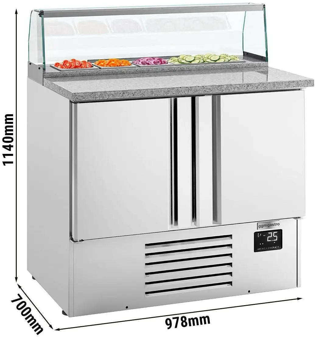 Saladeta GGM Gastro PZI107M (Inox) - 9
