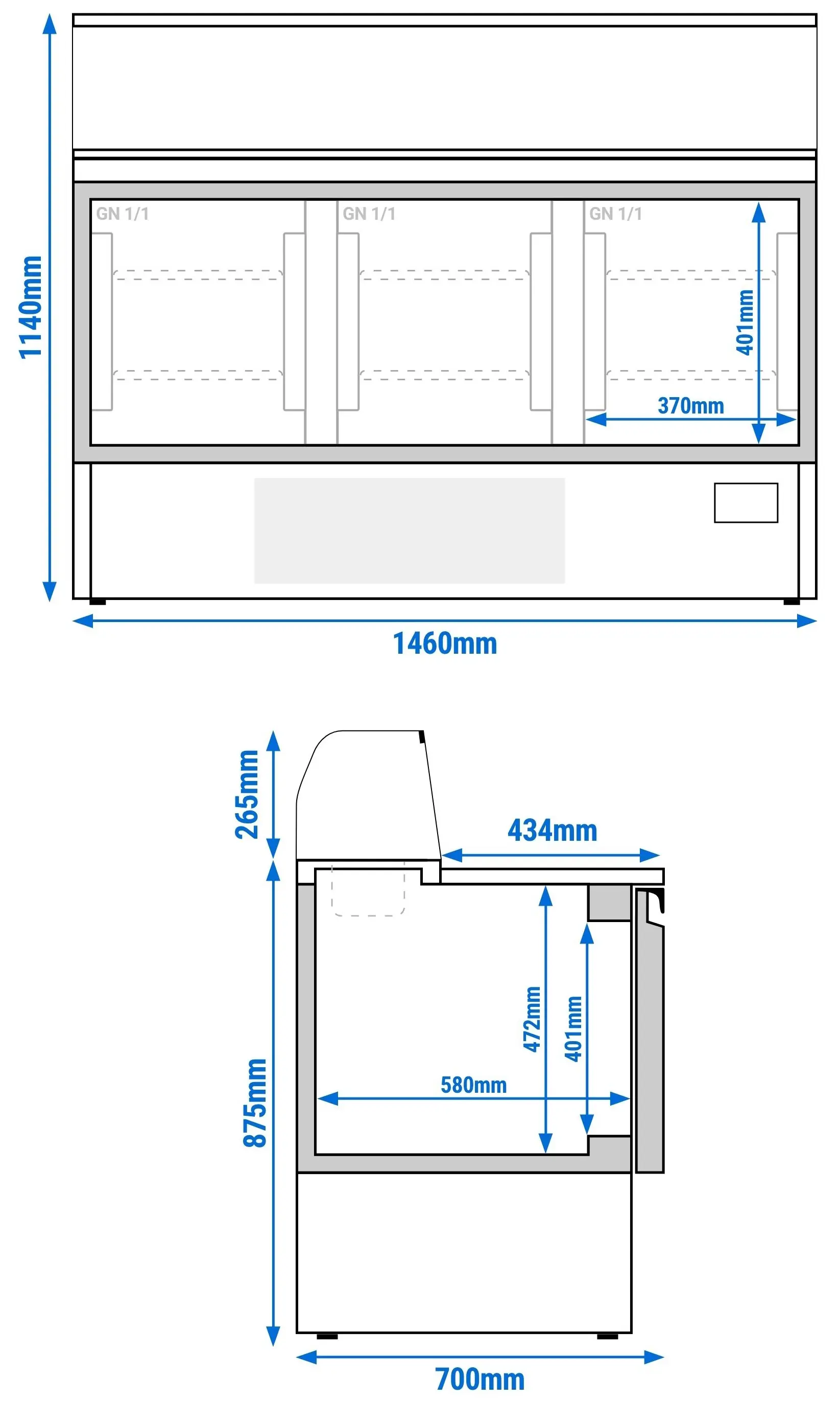 Saladeta GGM Gastro PZI157M (Inox) - 10
