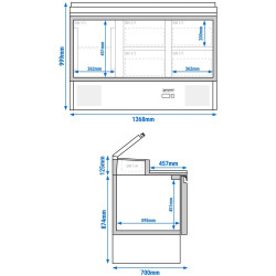 Saladeta GGM Gastro SAG147AND#2#SBG1212#07 (Inox) Thumb