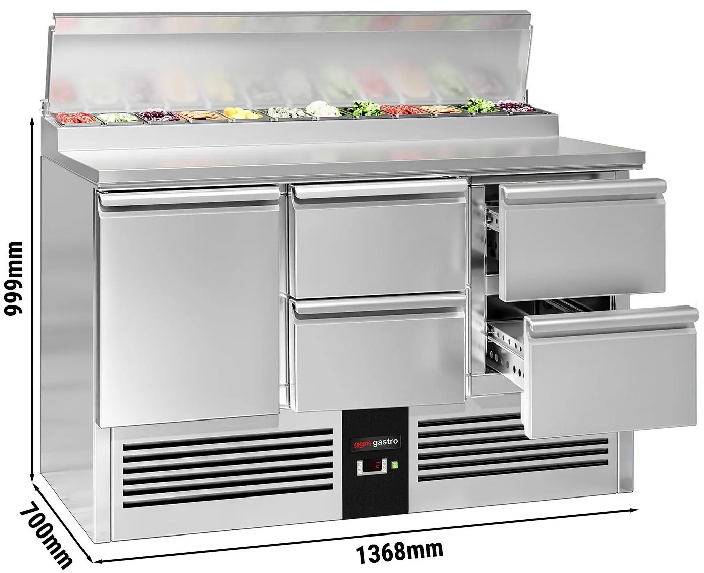 Saladeta GGM Gastro SAG147AND#2#SBG1212 (Inox) - 13