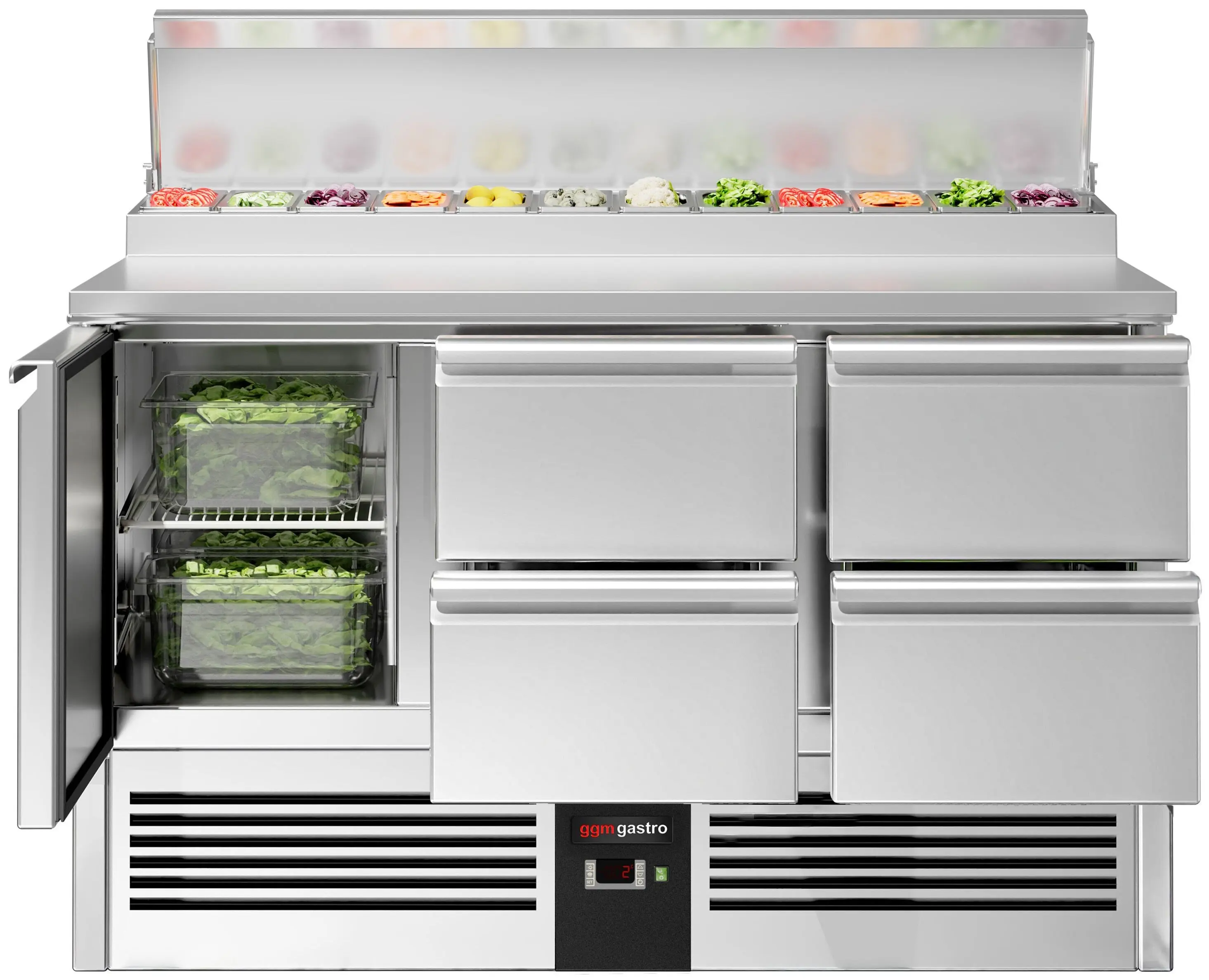 Saladeta GGM Gastro SAG147AND#2#SBG1212 (Inox) - 3