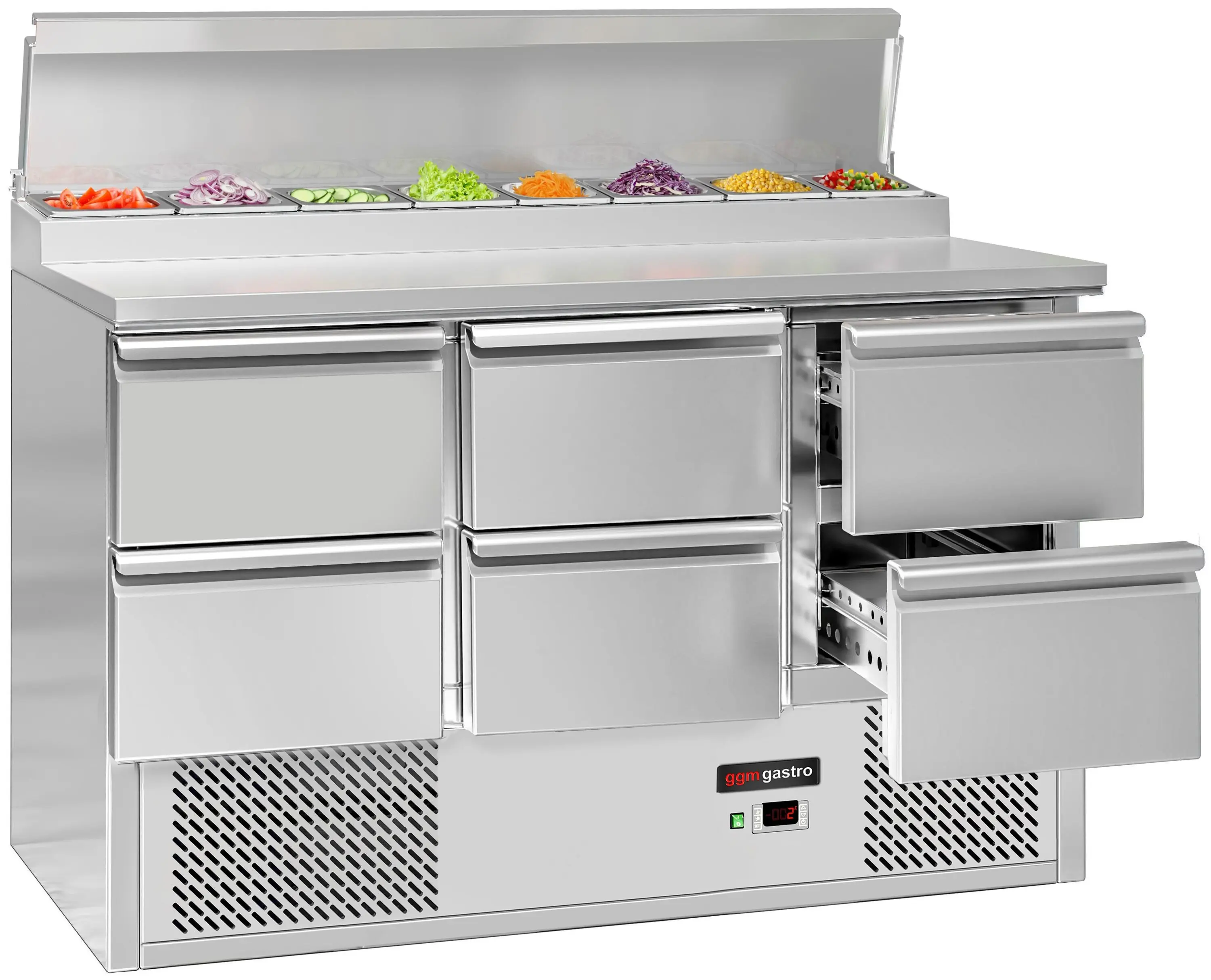 Saladeta GGM Gastro SAG147AND#3#SBG1212#07 (Inox) - 2
