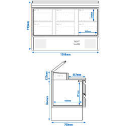 Saladeta GGM Gastro SAG147AND#3#SBG1212#07 (Inox) Thumb