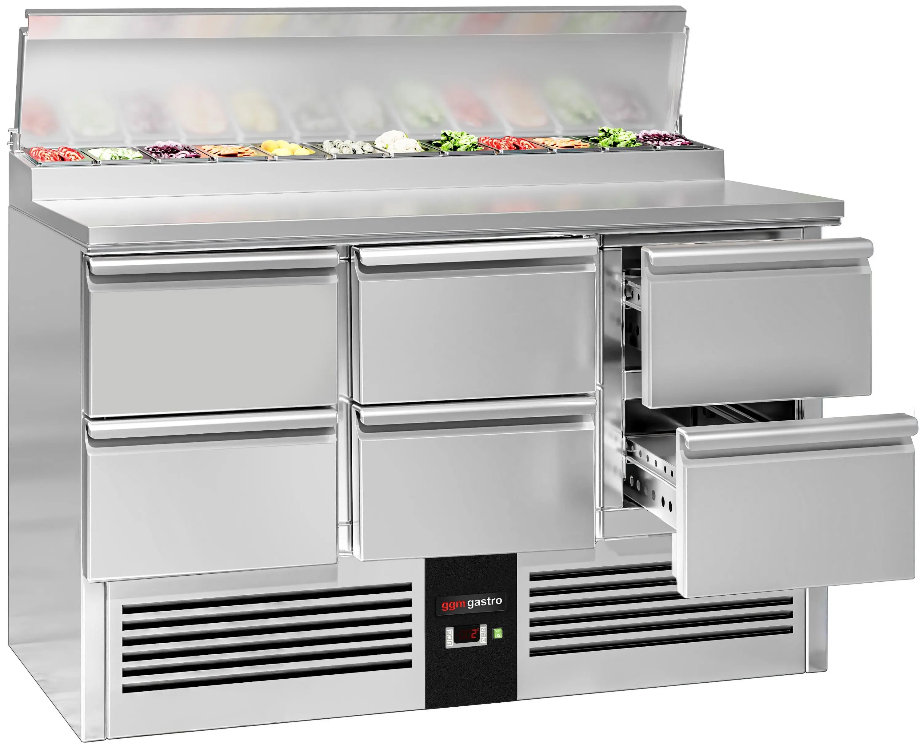 Saladeta GGM Gastro SAG147AND#3#SBG1212 (Inox) - 2