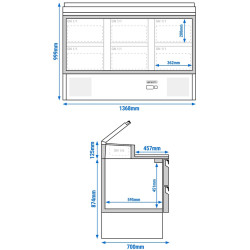 Saladeta GGM Gastro SAG147AND#3#SBG1212 (Inox) Thumb