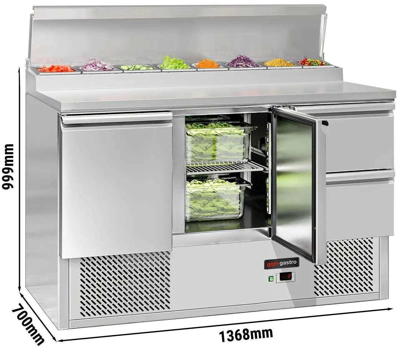 Saladeta GGM Gastro SAG147AND#SBG1212#07 (Inox) - 14