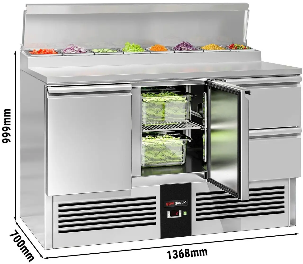 Saladeta GGM Gastro SAG147AND#SBG1212 (Inox) - 14