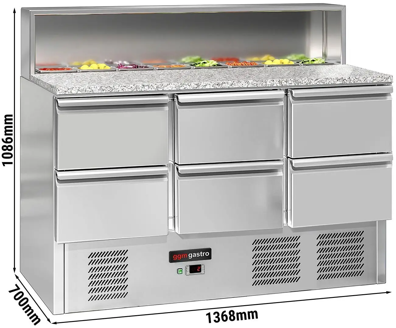 Саладетта GGM Gastro SAG147GND#3#SBG1212#07 (Inox) - 11