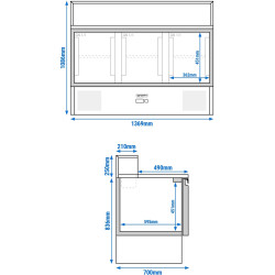 Саладетта GGM Gastro SAG147GND (Inox) Thumb