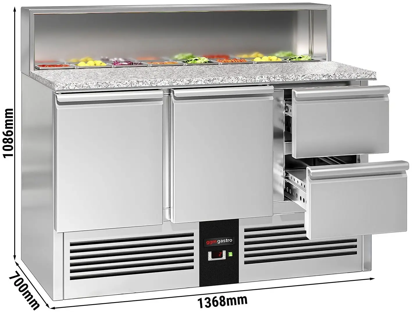 Саладетта GGM Gastro SAG147GND#SBG1212 (Inox) - 12