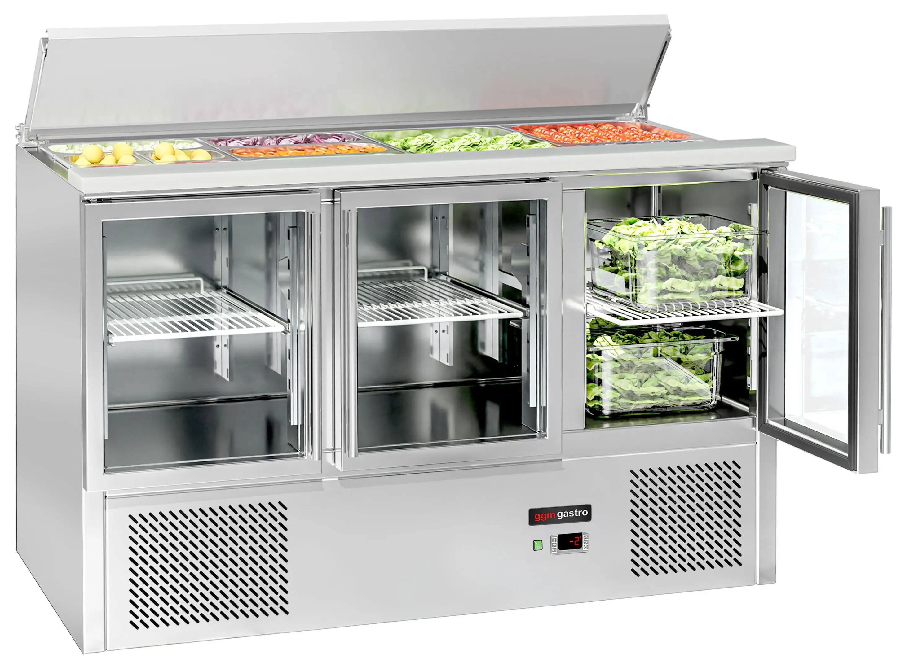 Saladeta GGM Gastro SAG147ND#3#GT#07 (Inox) - 2