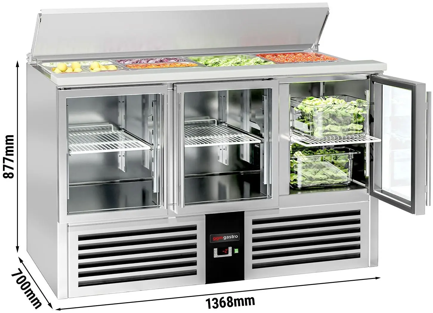 Саладетта GGM Gastro SAG147ND#3#GT (Inox) - 10