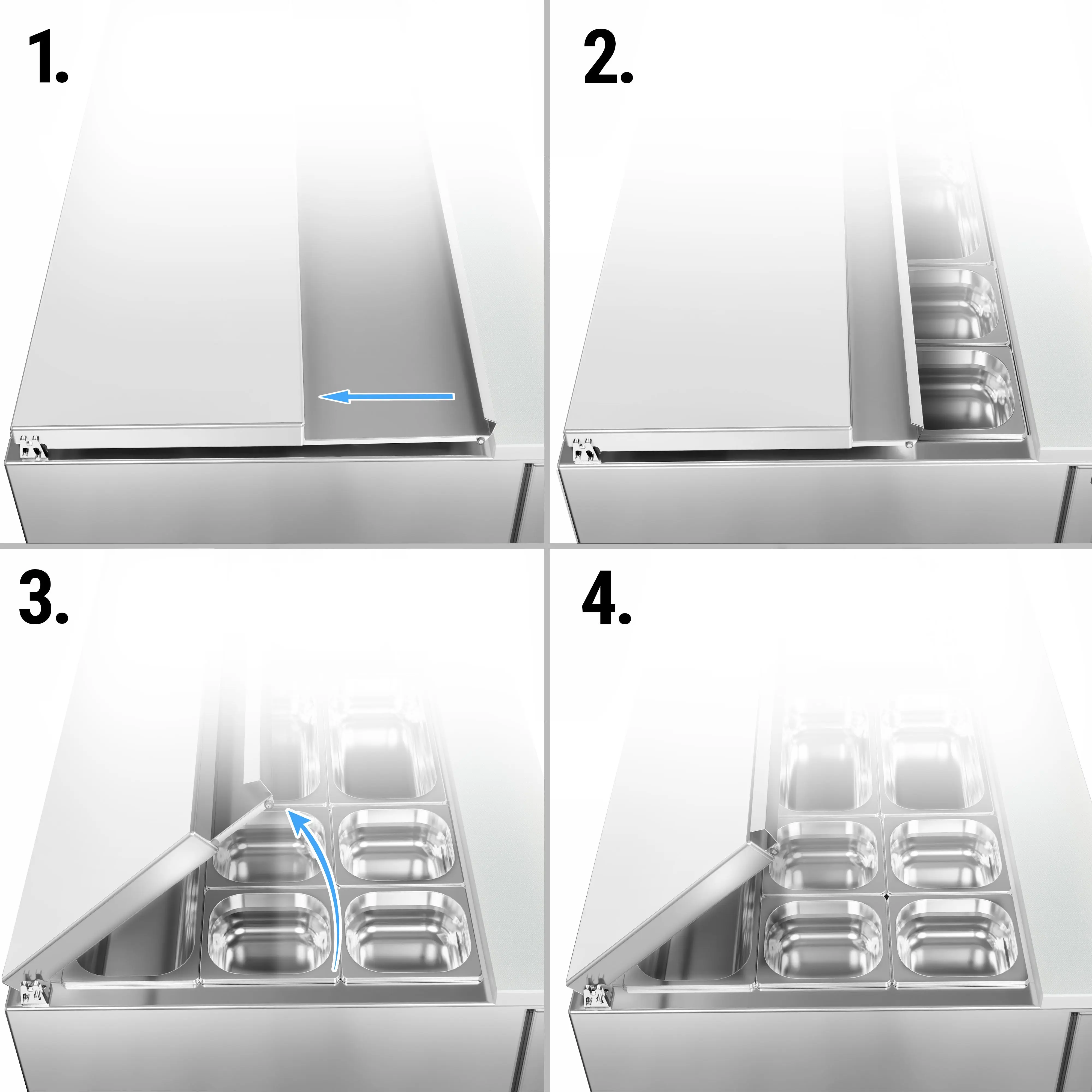 Saladeta GGM Gastro SAG147ND (Inox) - 12