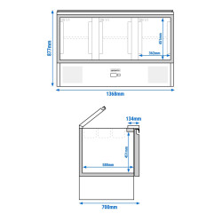 Saladeta GGM Gastro SAG147ND (Inox) Thumb