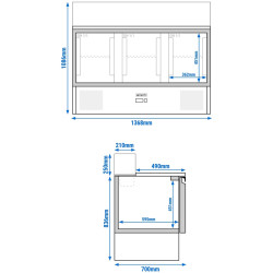 Саладетта GGM Gastro SAG147OG#GSG147E#GT (Inox) Thumb