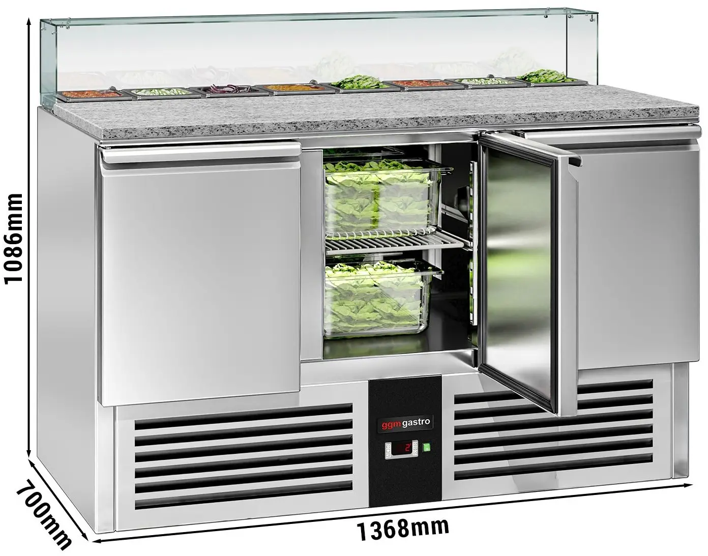Саладетта GGM Gastro SAG147OG#GSG147E (Inox) - 12