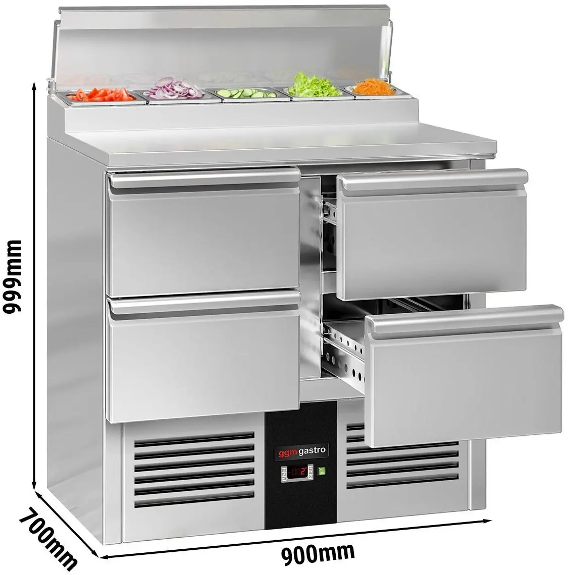 Саладетта GGM Gastro SAG97AND#2#SBG1212 (Inox) - 12