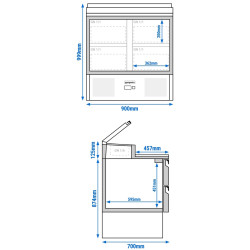 Саладетта GGM Gastro SAG97AND#2#SBG1212 (Inox) Thumb