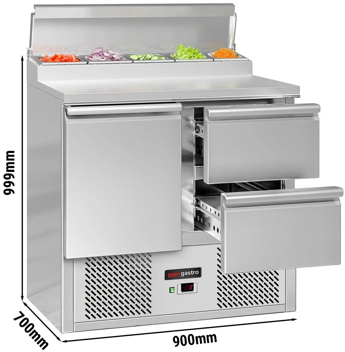 Saladeta GGM Gastro SAG97AND#SBG1212#07 (Inox) - 14