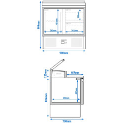 Saladeta GGM Gastro SAG97AND#SBG1212#07 (Inox) Thumb