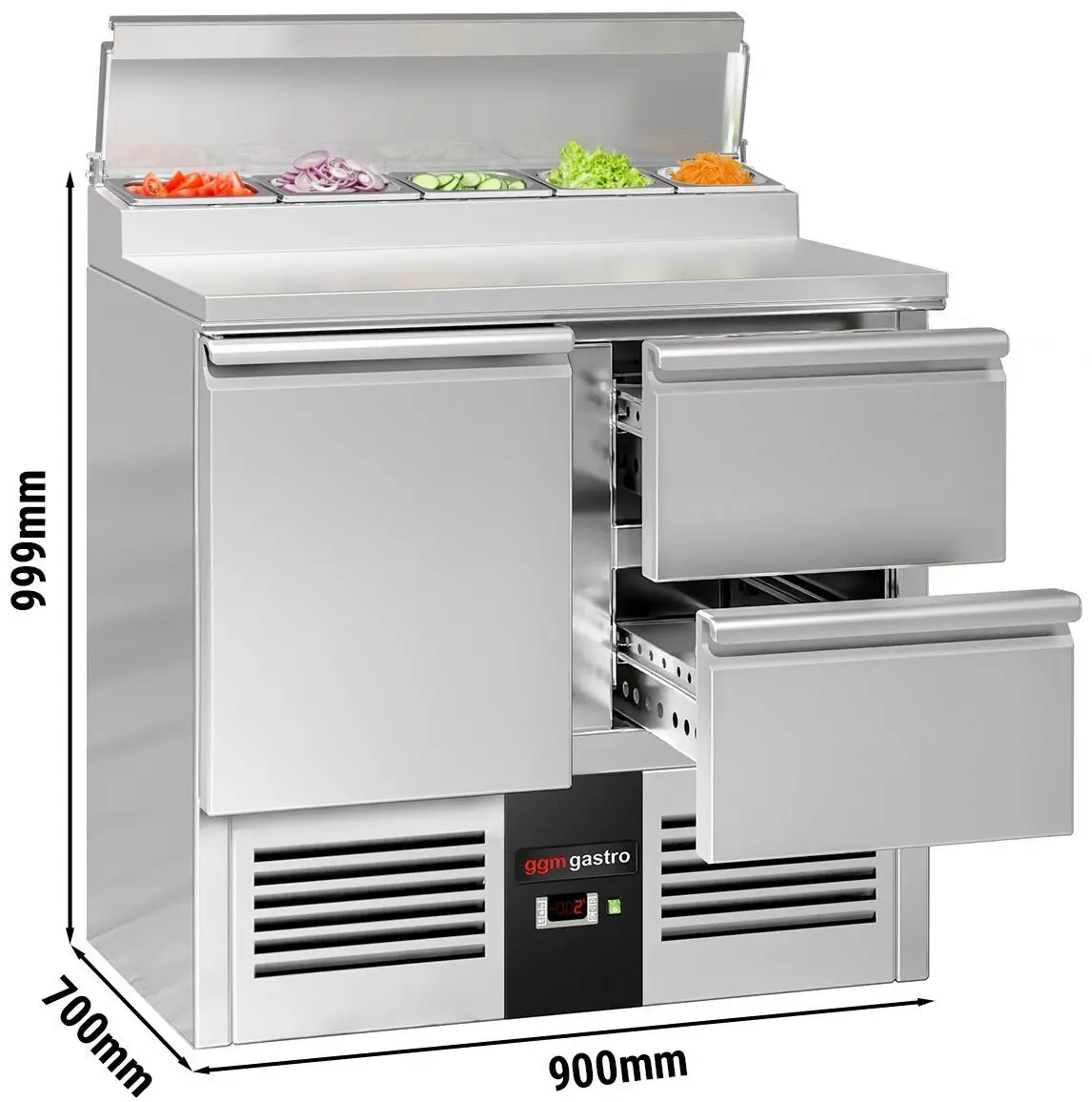 Саладетта GGM Gastro SAG97AND#SBG1212 (Inox) - 12