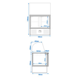 Saladeta GGM Gastro SAG97DRG#GSG97#GT (Inox) Thumb
