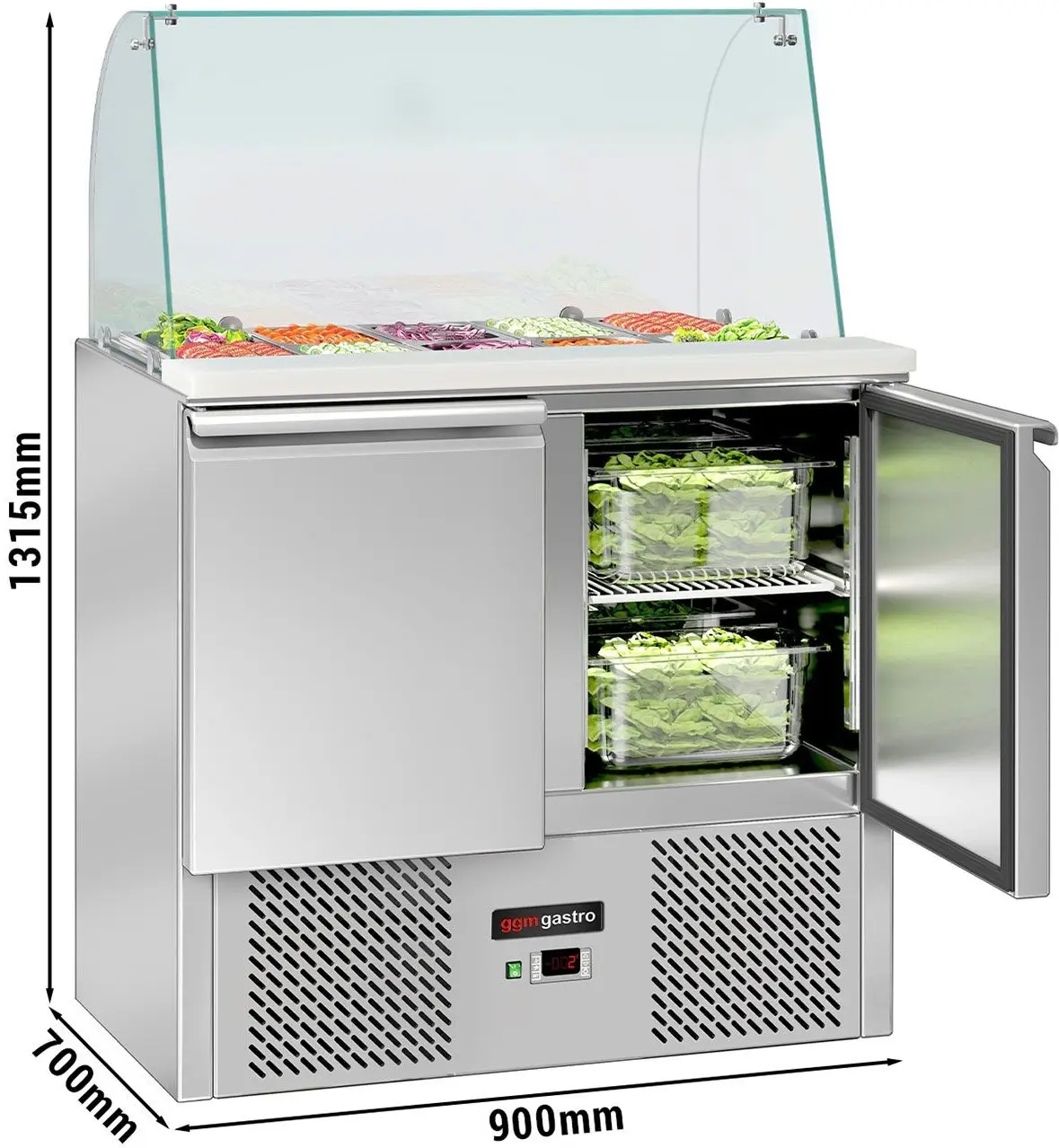 Саладетта GGM Gastro SAG97DRG-OG#GSG97#07 (Inox) - 11