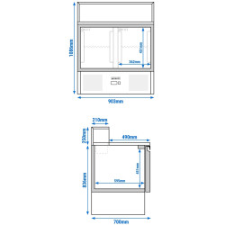 Saladeta GGM Gastro SAG97GND (Inox) Thumb