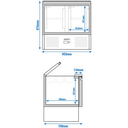 Саладетта GGM Gastro SAG97ND (Inox) Thumb