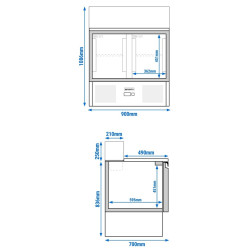 Saladeta GGM Gastro SAG97OG#GSG97E#GT (Inox) Thumb