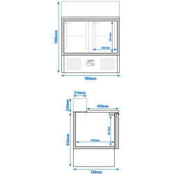 Саладетта GGM Gastro SAG97OG#GSG97E (Inox) Thumb