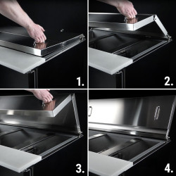 Саладетта GGM Gastro SAI107M (Inox) Thumb