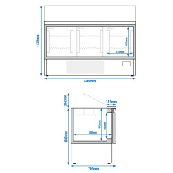 Саладетта GGM Gastro SAI147M-E (Inox) Thumb