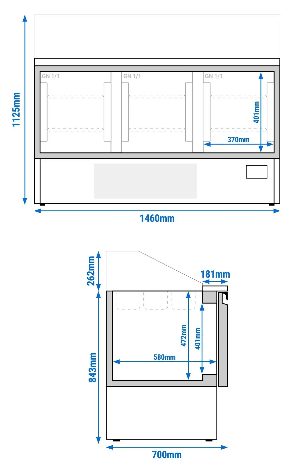 Саладетта GGM Gastro SAI147M-E (Inox) - 8