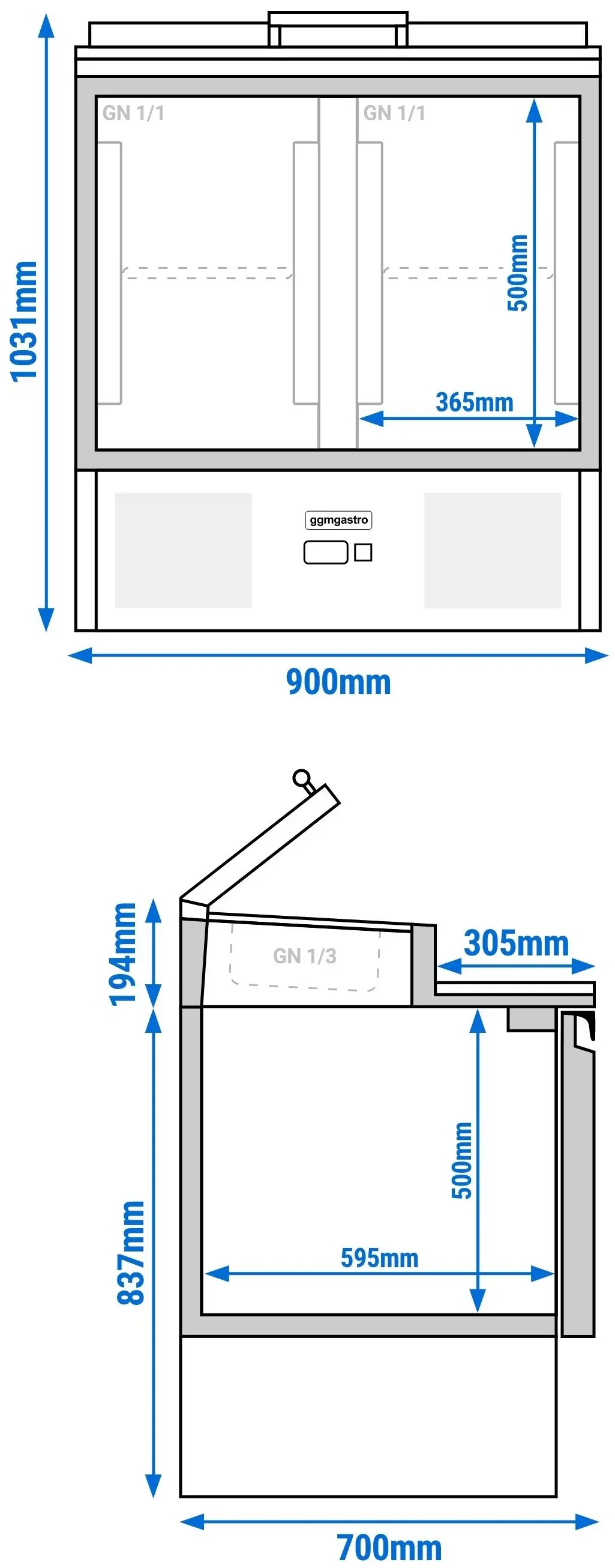 Саладетта GGM Gastro SAS200GN (Inox) - 13
