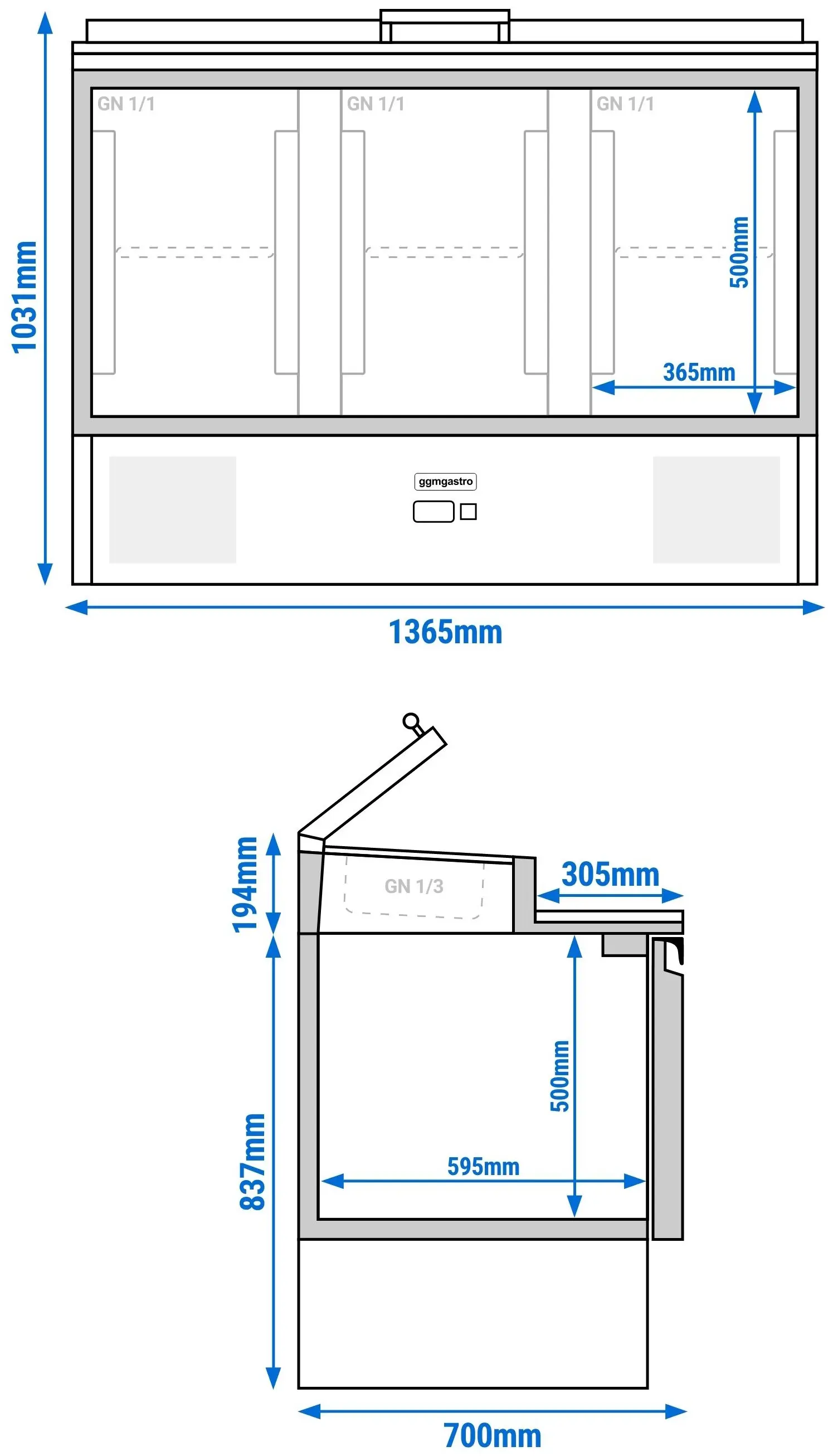 Саладетта GGM Gastro SAS300GN#3#GT (Inox) - 13