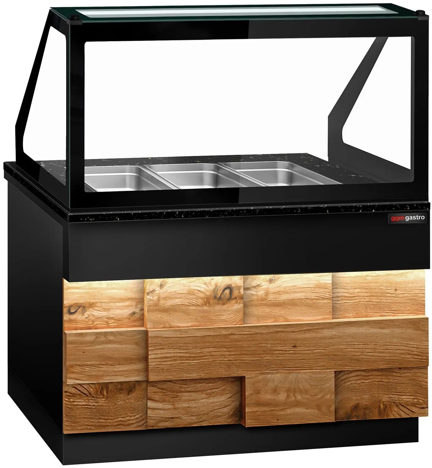 Saladeta GGM Gastro Toronto SAE125DN (Black/Natural) - 2