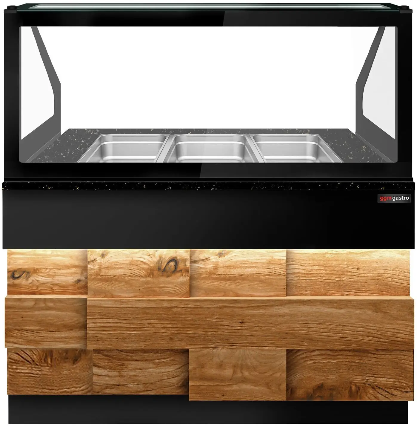 Saladeta GGM Gastro Toronto SAE125DN (Black/Natural) - 3